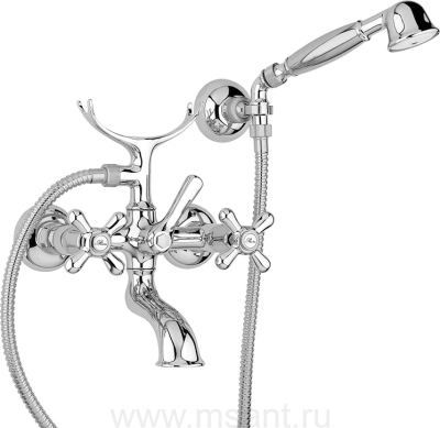 Смеситель Paini Liberty 17CR105KM для ванны с душем
