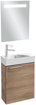Мебель для ванной Jacob Delafon Odeon Rive Gauche 50 R квебекский дуб, ручка хром