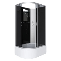 Душевая кабина Niagara Classic NG-2510-14RBK (120х80х200) высокий поддон(40см),стекло тонированное