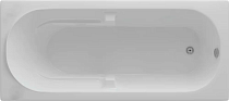 Акриловая ванна Aquatek Лея 170x75, с каркасом, сливом-переливом, без фронтального экрана
