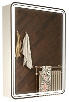 Зеркало-шкаф AZARIO Adriana 1П 600х800 c подсветкой и диммером