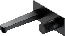 Смеситель для раковины Omnires Contour CT8015AT С ВНУТРЕННЕЙ ЧАСТЬЮ антрацит