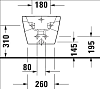 Биде подвесное Duravit D-Neo 2295150000