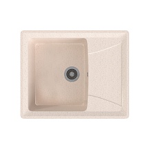 Мойкa MIXLINE ML-GMS03 СТАНДАРТ с крылом, бежевый (328), 605*495*190мм