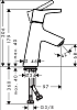Смеситель Hansgrohe Talis S 72018000 для раковины