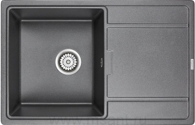 Мойка кухонная Paulmark Flugen PM217850-DG графит