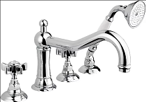 Смеситель Nicolazzi Tradizionale 1449CR18 на борт ванны