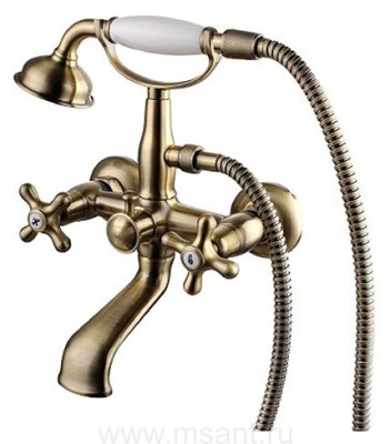 Смеситель Lemark Vintage LM2812B для ванны с душем