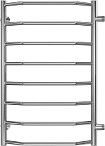 Полотенцесушитель водяной Terminus Виктория П8 500x800 с боковым подключением 600