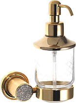 Дозатор Boheme Royal Cristal Gold подвесной