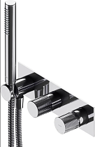 Смеситель Omnires Contour CT8035/1CR С ВНУТРЕННЕЙ ЧАСТЬЮ, для ванны с душем, хром