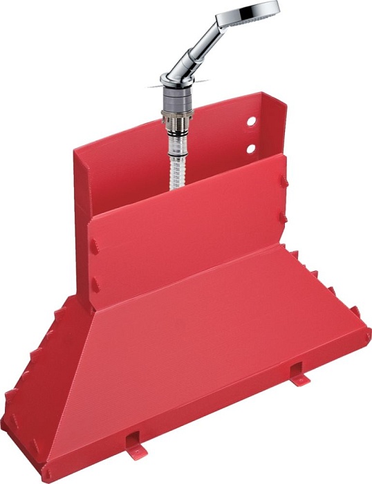 Душевой гарнитур Axor Secuflex 19418000 С ВНУТРЕННЕЙ ЧАСТЬЮ, на борт ванны