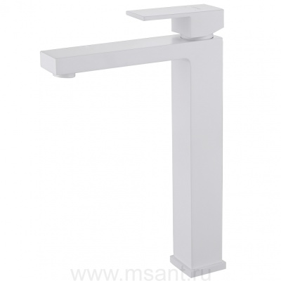 Смеситель ABBER Daheim AF8211W для раковины, белый матовый