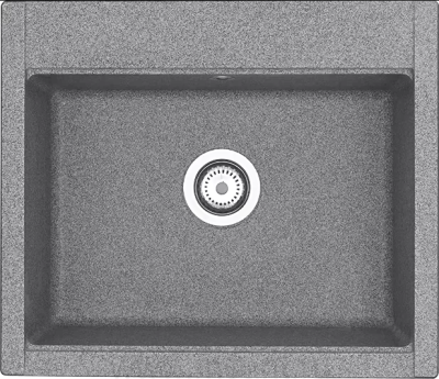 Мойка кухонная AQUATON Делия 60 серая
