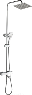 Душевая стойка Haiba HB2422 с термостатом, хром