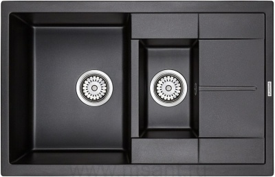Мойка кухонная Paulmark Feste PM237850-BL черный