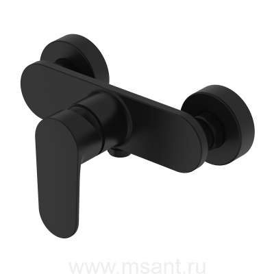 Смеситель Aquatek AQ1860MB НИКА для душа, матовый черный