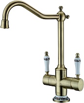 Смеситель Zorg Sanitary ZR 344 YF BR для кухонной мойки