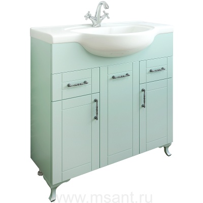 Тумба Sanflor Глория 105 (С) раковина Дрея 105/Эльбрус 100