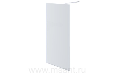 AQUATEK AQ NAR 6310-140 Душевая перегородка Walk in с держателем 1400x2000 профиль хром, стекло прозрачное