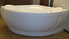 Акриловая ванна Aquatek Галатея 135x135 с каркасом, сливом-переливом, фронтальным экраном