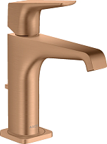 Смеситель Axor Citterio E 36110140 для раковины, шлифованная бронза