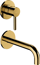 Смеситель для раковины Omnires Y Y1215NGL С ВНУТРЕННЕЙ ЧАСТЬЮ золото