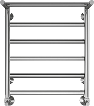 Полотенцесушитель водяной Terminus Хендрикс П6 500x600 с полкой