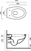 Унитаз подвесной Catalano Velis 57 1VSVL00 