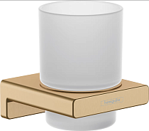 Стакан Hansgrohe AddStoris 41749140 шлифованная бронза