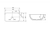Раковина накладная ABBER Rechteck AC2200MW белая матовая