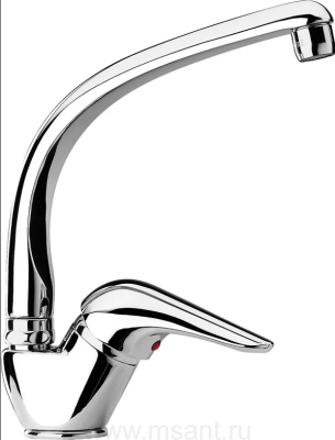 Смеситель Paini Dilos 76CR571KM для кухонной мойки