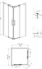 Душевой уголок Grossman Cosmo GR-1090