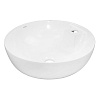 Раковина накладная Azario 445х445х150 круглая, белый матовый