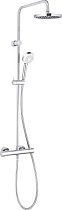 Душевая стойка Kludi Logo Dual Shower System 6809405-00 с термостатом
