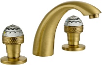 Смеситель Migliore Axo Swarovski 27113 для раковины, бронза