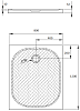 Поддон для душа Radaway Zantos F 120x80