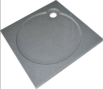 Поддон для душа GuteWetter Deluxe 90x90x4 Q серый