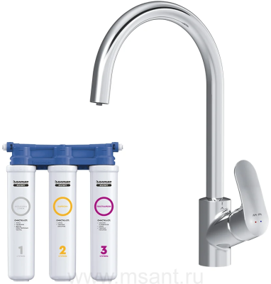 Смеситель AM.PM Like F8007S00 с фильтром для питьевой воды