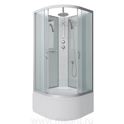 Душевая кабина Niagara Classic NG-2309-14BKT (100х100х210) высокий поддон(40см),стекло матовое 