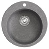 Мойкa MIXLINE ML-GM13 круглая, графит (342), 495мм (глуб. чаши 200)