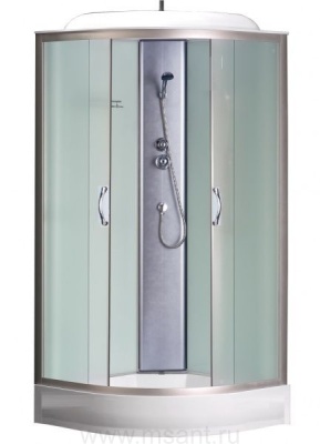 Душевая кабина Loranto CS-6611 F (100х100х215) матовая стекло 4 мм поддон 13 см