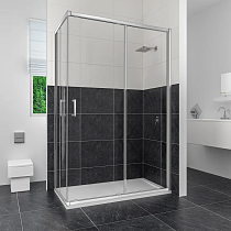 Душевой уголок RGW Classic CL-44 (885-900)x(1185-1200)x1850, профиль хром