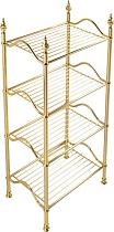 Полка Migliore Mirella 26628 напольная, золото