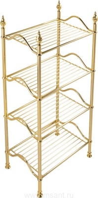 Полка Migliore Mirella 26628 напольная, золото