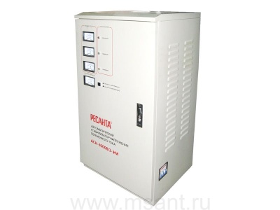 Трехфазный стабилизатор электромеханического типа РЕСАНТА ACH-30000/3-ЭМ
