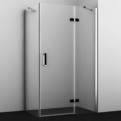 Душевой уголок Wasserkraft Aller 10H10RBLACK MATT 120x100 см