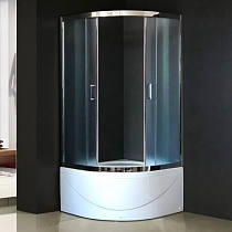 Душевой уголок Royal Bath RB 90BK-C-CH с поддоном