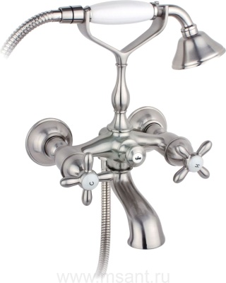 Смеситель Timo Ritz 0144Ysilver дляванны с душем