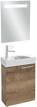 Мебель для ванной Jacob Delafon Odeon Rive Gauche 50 L дуб табак, ручка хром